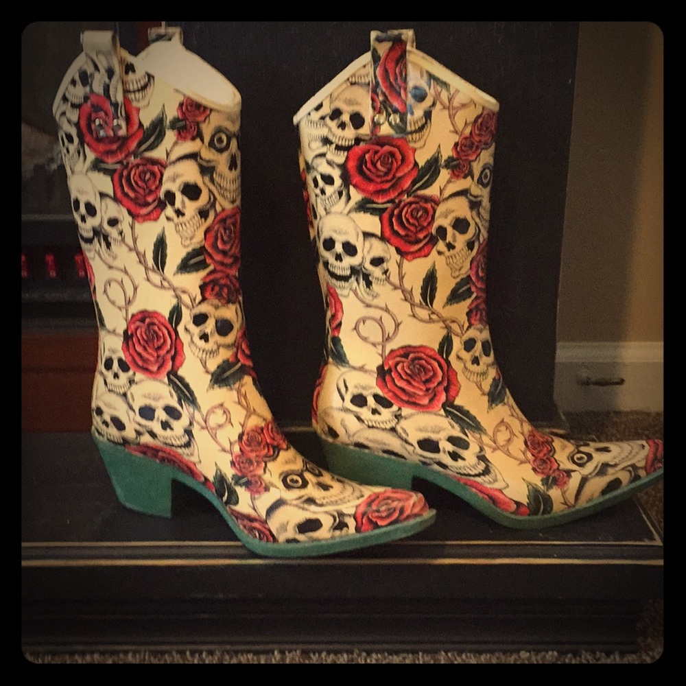 Rubber cowboy boots